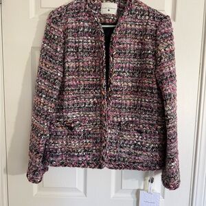 Fairy Moment women’s purple elephant tweed Jacket